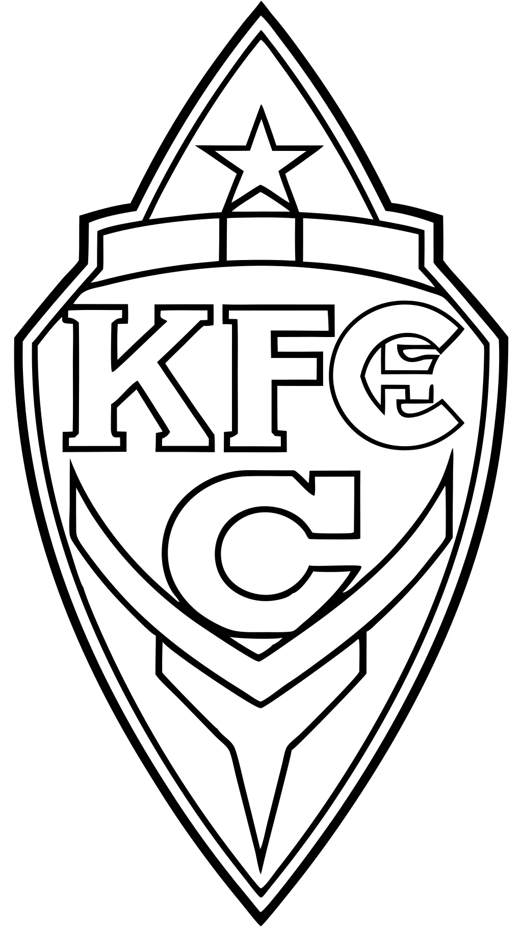 Páginas para colorear del logotipo de Chiefs